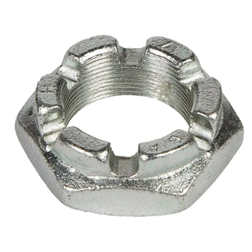 Low crown nut with fine thread thread