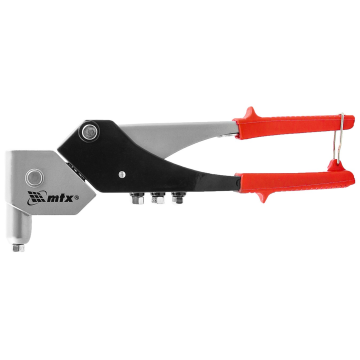 Riveter for blind rivets, rotating 0-360°