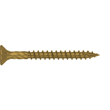 Countersunk head chipboard screw with cutting thread