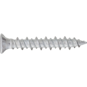 Countersunk head window screw with HiLo thread