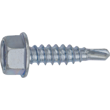 Self-drilling screw (zinc coating). Drilling capacity max. 2 x 1,25 mm
