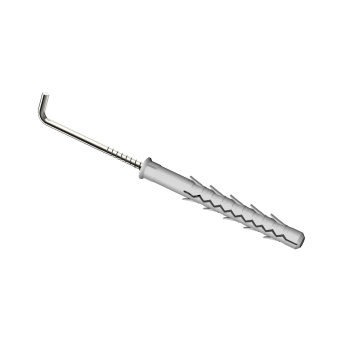 Frame fixing with hook, L type