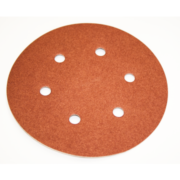 Abrasive paper, self fastening