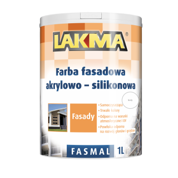 Acrylic-silicone façade paint