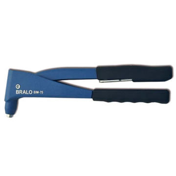 Riveter for blind rivets - right angle type