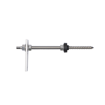 Hanger bolt with hexagon end - set INOX