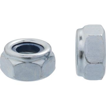 Fine pitch hex self-locking polyamide nut