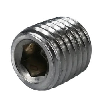 Hexagon socket pipe plugs with taper fine pitch thread