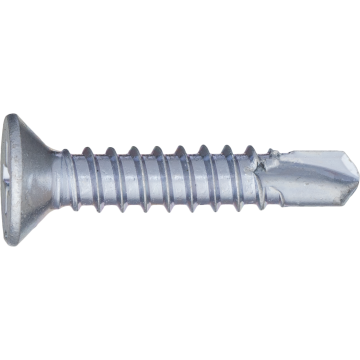 Self-drilling countersunk head screw 