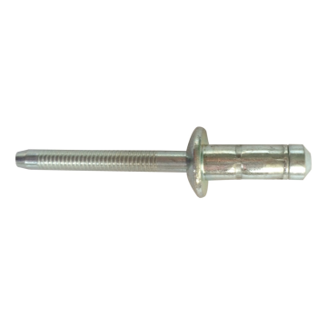 Flat head blind rivet HARDLOCK, steel-steel