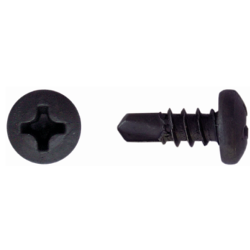 Self-drilling screw for fixing construction gypsum plasterboard