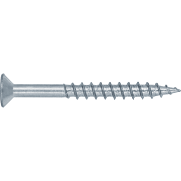 Countersunk head chipboard screw, partially threaded INOX