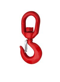 Painted swivel hook with latch