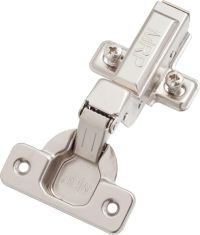 Clip-on soft closing  hinge insert door type+ mounting plate+euro srews