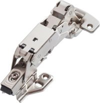 Clip-on soft closing hinge 165?+ mounting plate+euro screws